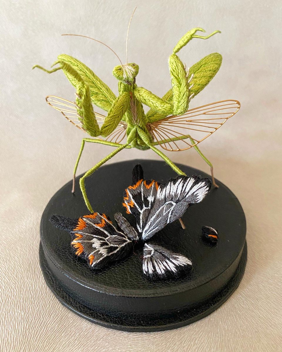 PieniSieni（ピエニシエニ）　オフフープ立体刺繍作家 tweet media