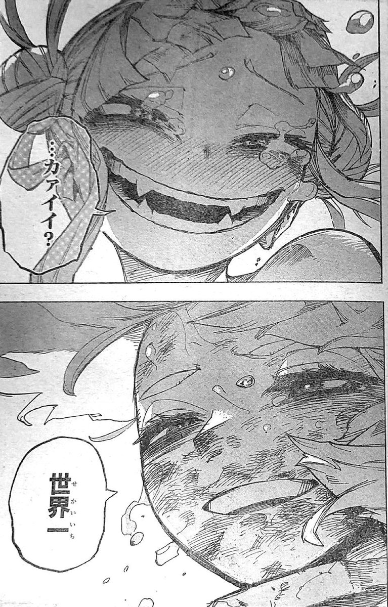 stupidposs's tweet image. i have NOT been in the MHA fandom but this scene i keep seeing has me FUCKING BAWLING. I SWEAR SAPPHICS ARE WINNING TONIGHT
