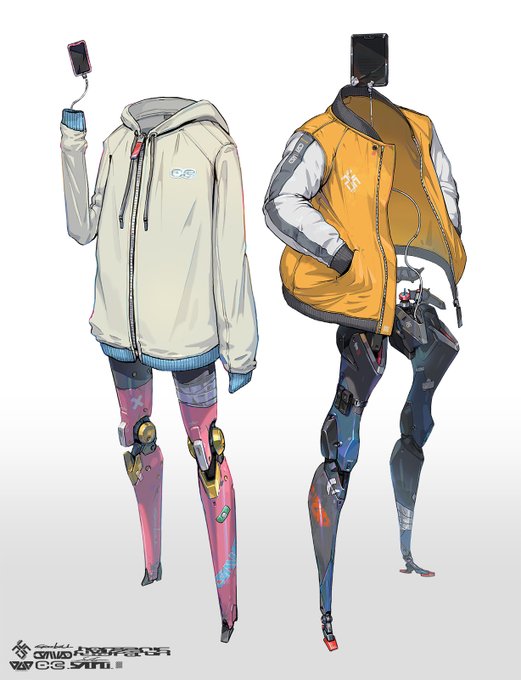 「humanoid robot jacket」 illustration images(Latest)