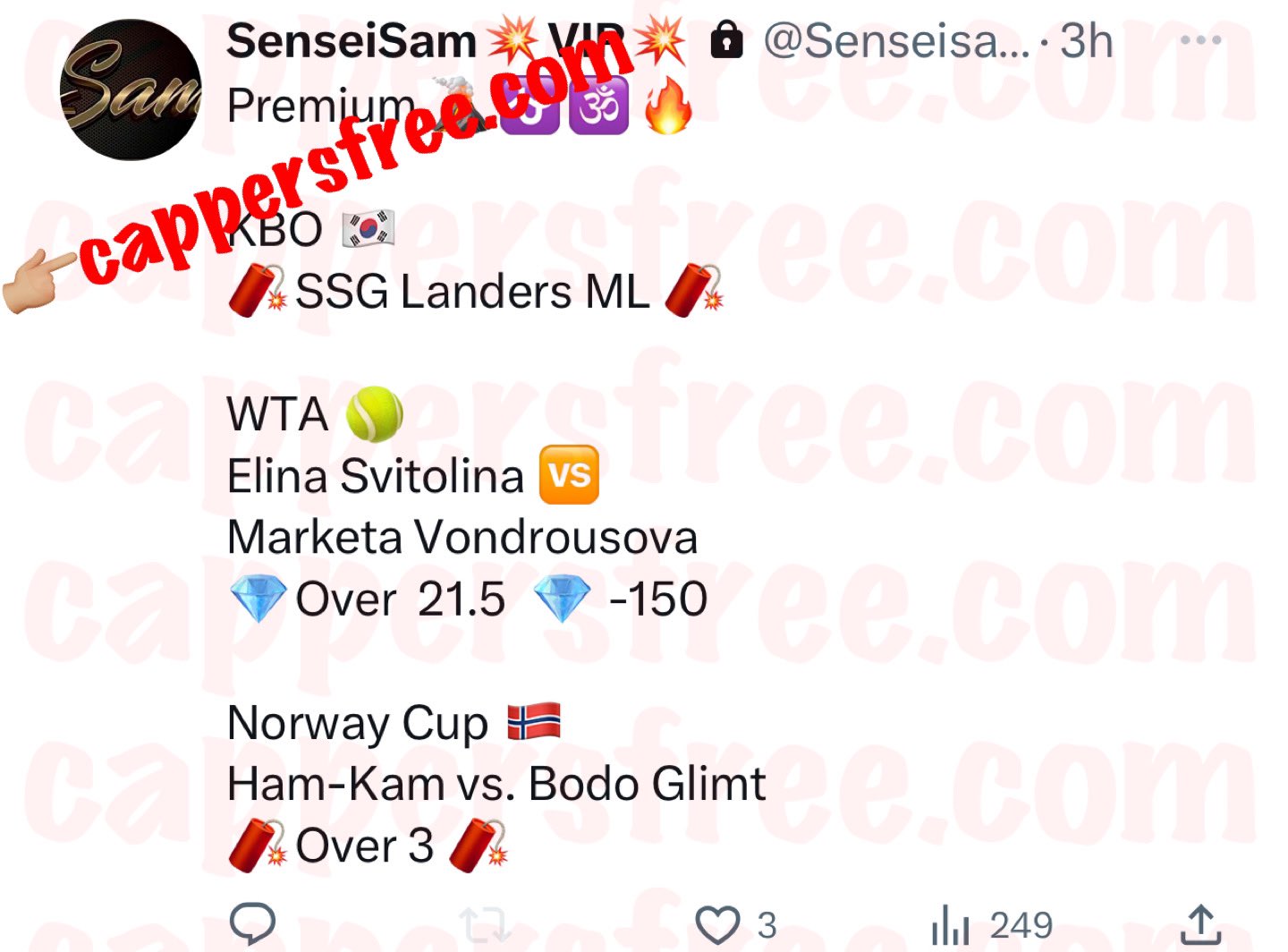 CAPPERS FREE on Twitter: quot SenseiSam MillerTimeLocks RBsSportsPlays CAPPERS FREE on Twitter: quot SenseiSam MillerTimeLocks RBsSportsPlays