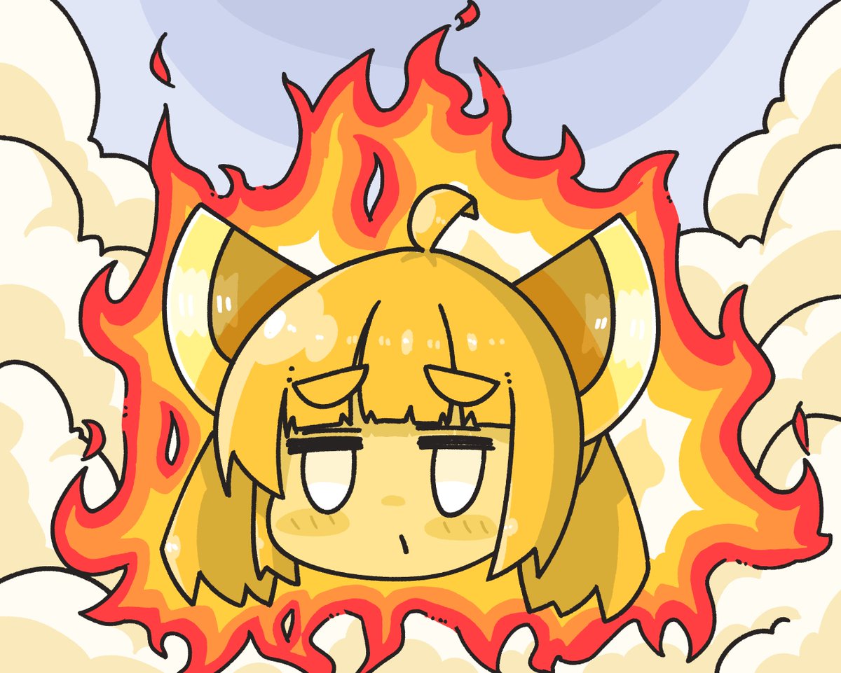 「太陽たん 」|毛玉猫🍄＠Skeb募集中のイラスト