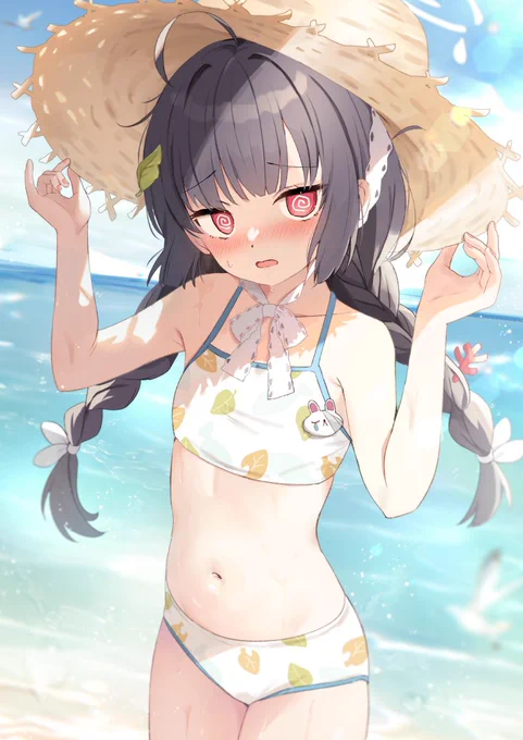 水着ミユ#ブルアカ 