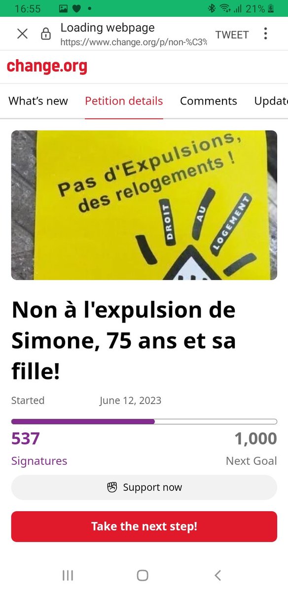 More signatures everyday! Plus de signatures chaque jour!
Les français ne veulent pas que leurs impôts soient utilisés à violenter une femme de #75ans 
#violencespolicieres #Marseille #personneagee