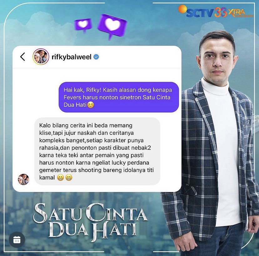 serbetwarte99's tweet photo. Lucky ngefans sm Tikam 🤭😂🤣
#SCDH senin, 16.45!! https://t.co/r7czR1VkFF