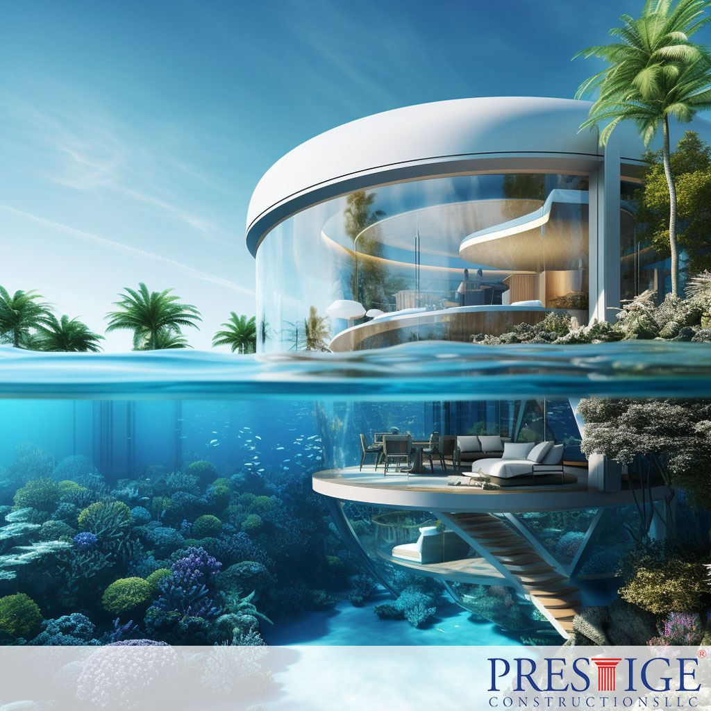 'We have delved into the realm of imagination, envisioning the potential appearance of underwater residences, should they grace the vibrant cityscape of Dubai. 
#DubaiArchitecture, #FutureBuildings, #InnovationInDesign,#ArchitecturalMarvels, #UrbanFuturism, #SustainableLiving,