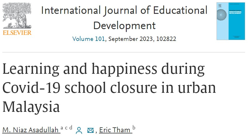 Niaz_Asadullah's tweet photo. Using #MachineLearning models, our paper examines common traits underlying #emotionalhealth status & learning time loss. 

Fun fact: #boys spent less time in study while #girls reduced #playtime during school closure.

#SupportVectorMachine model best predicts learning loss & happiness level

@MonashUni  @jcu @erictham #MonashUni #AI #SVM #Malaysia

https://t.co/MlbikoXMt5