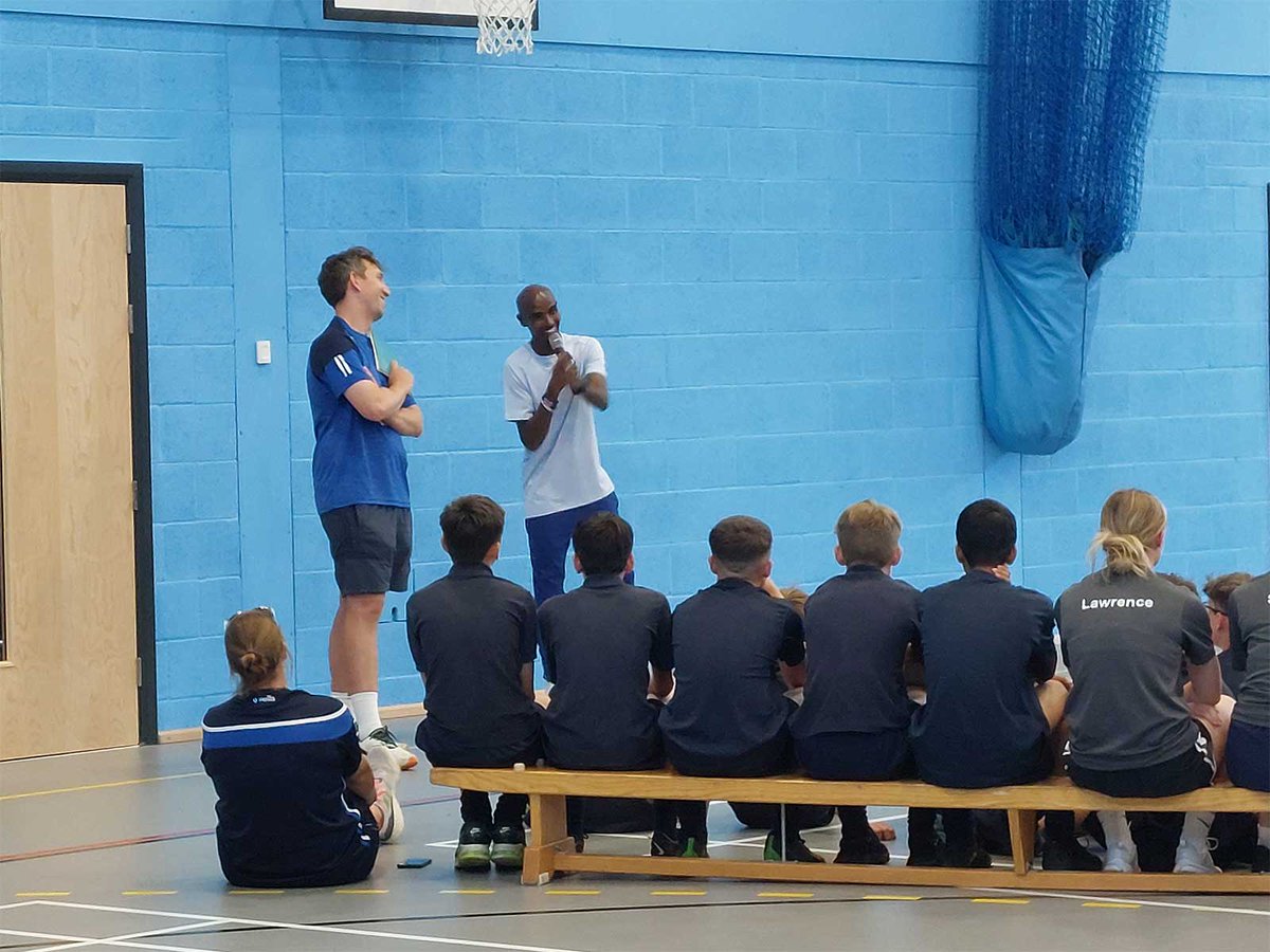 Our Director, Richard Wilkinson, attended the opening of the newly completed Salesian School Sports Hall in Chertsey by Sir Mo Farah CBE.

#architecture #surrey #guildford #construction #education
