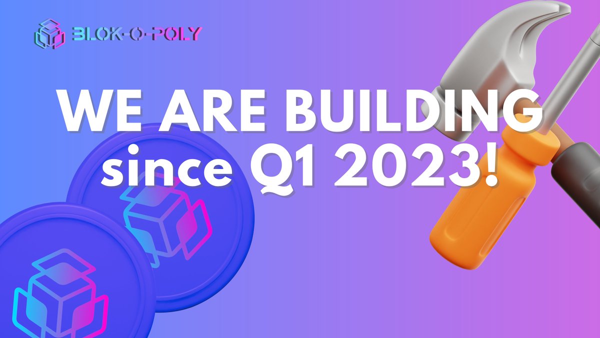 Hi. We are #Blokopoly Building since Q1 2023. Backed up and built by our CEO and co-owners real life business. So far over 45,000 $ spent.

Stay tuned. Our Website is under construction. ✅ 

First 50 who follow, rt and like will get something special! ❤️‍🔥
#VirtualWorld #ETH