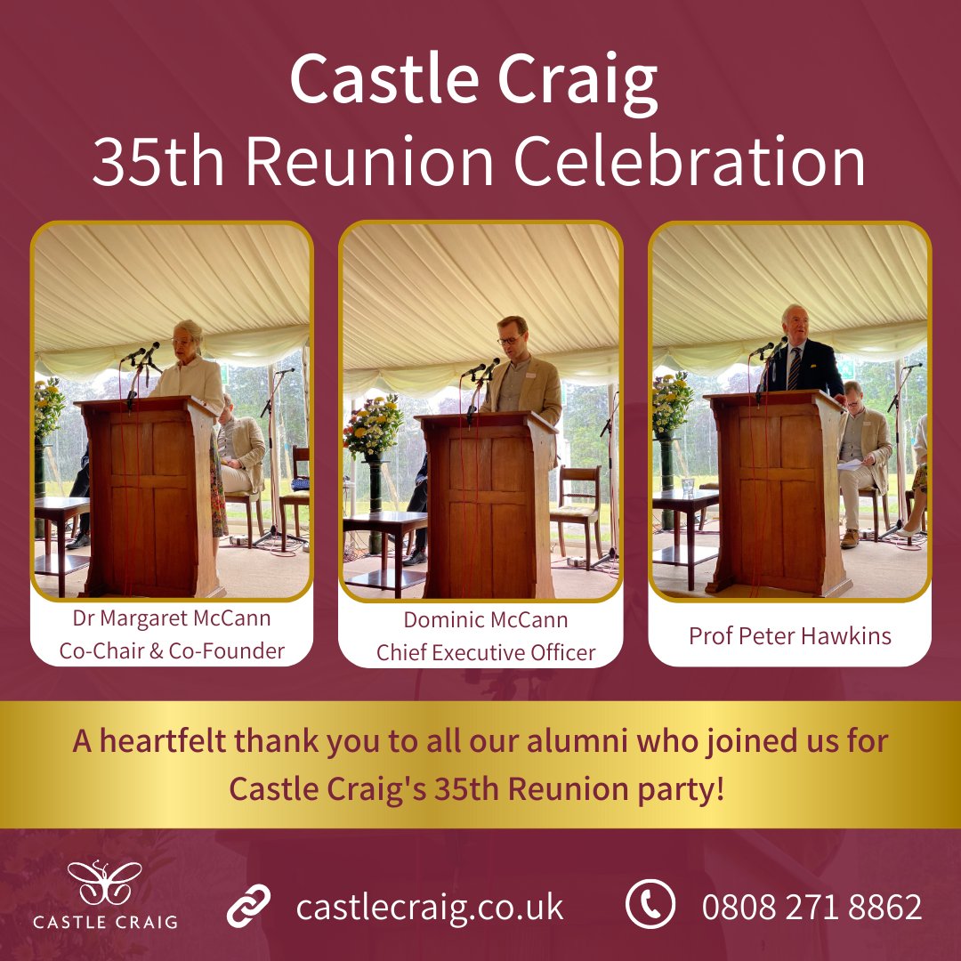 CastleCraig's tweet photo. On the 25th of June at Castle Craig, we held our 35th annual reunion with 420 alumni, friends and staff.
A heartfelt thank you to all our alumni who joined us for Castle Craig's 35th Reunion party! Y๐๐
#reunion2023 #letsbeataddiction #recovery #CastleCraigAlumni #CCAlumni https://t.co/N0qKBEyjVg
