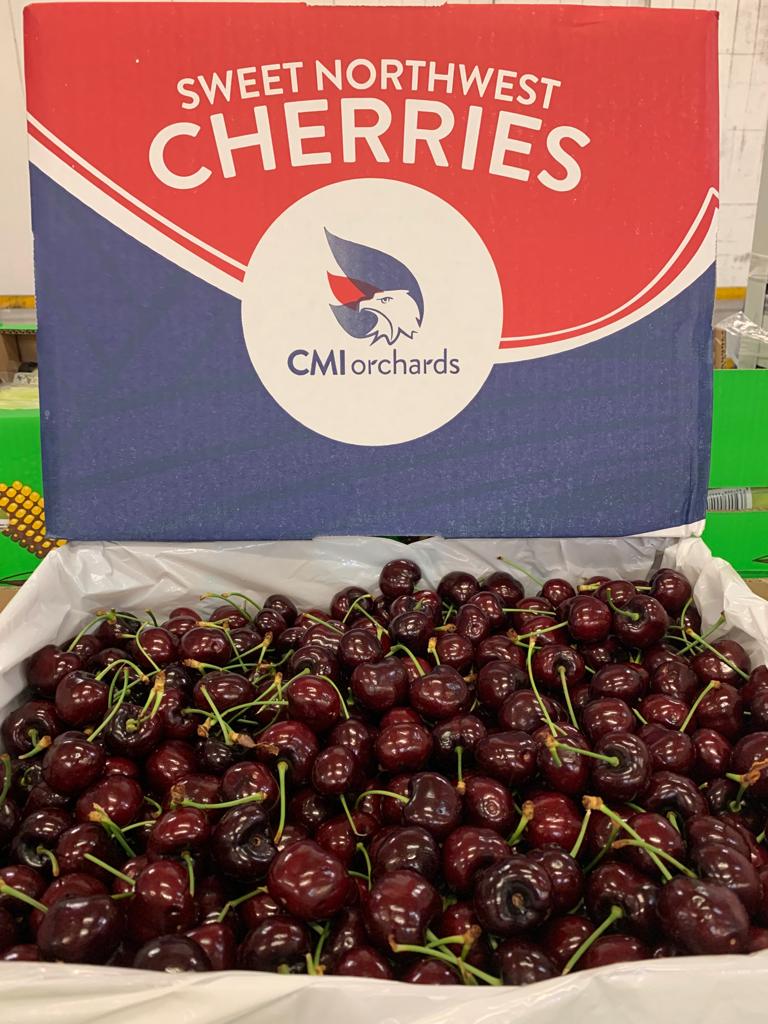Absolute stunners in at Fruco this morning. You don't get cherries better than this! These American cherries will be snapped up quickly call us on 01580 232300.
