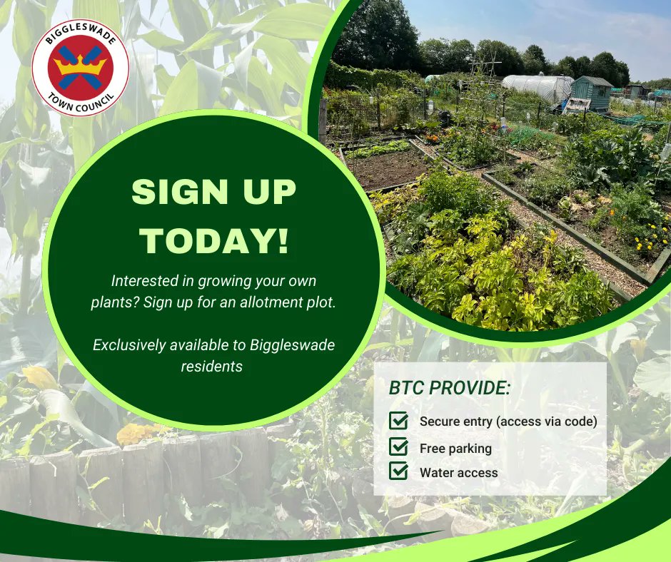 🌻🌱 Grow your own way with Kennel Farm Allotment Site! 🍅🥦 

Join the allotment waiting list by filling out the form linked below🌻🌼 

Don't leaf it too late - sign up now and get your green thumbs at the ready! 🌿🍓 buff.ly/3JvKxo1

#KennelFarmGardenGoals🌷