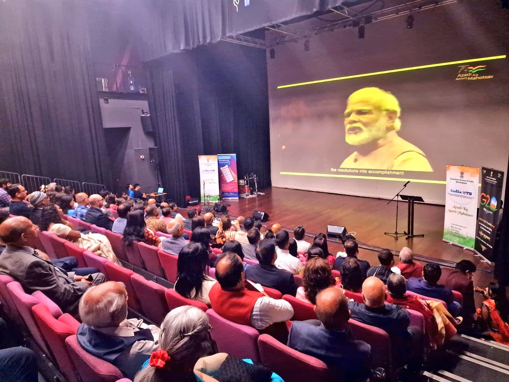 CGI_Bghm's tweet photo. Celebrating Manchester’s burgeoning relationship with India@75! Special #AKAM video displayed the prowess of New🇮🇳 &amp; CG Dr Shashank Vikram underlined that🇮🇳is a key market in Manchester's internationalisation strategy as it presents significant opportunities for the city-region https://t.co/Mr3vJtvV8g