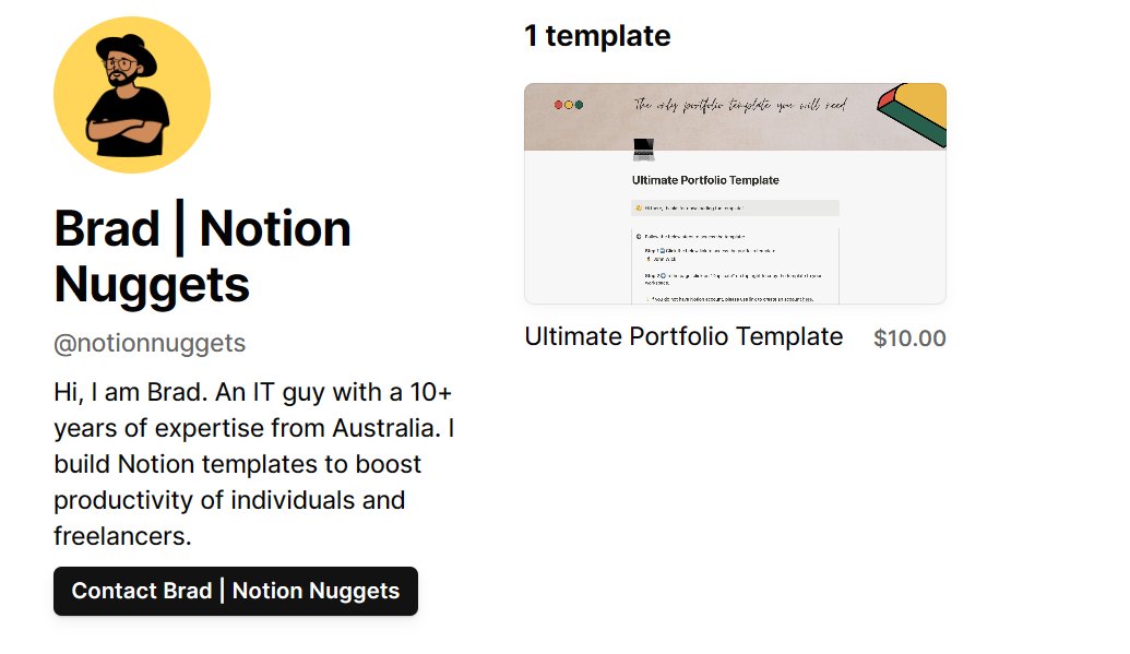 NotionNuggets's tweet photo. Looks good! 🙃 https://t.co/7WQhMOEVBN