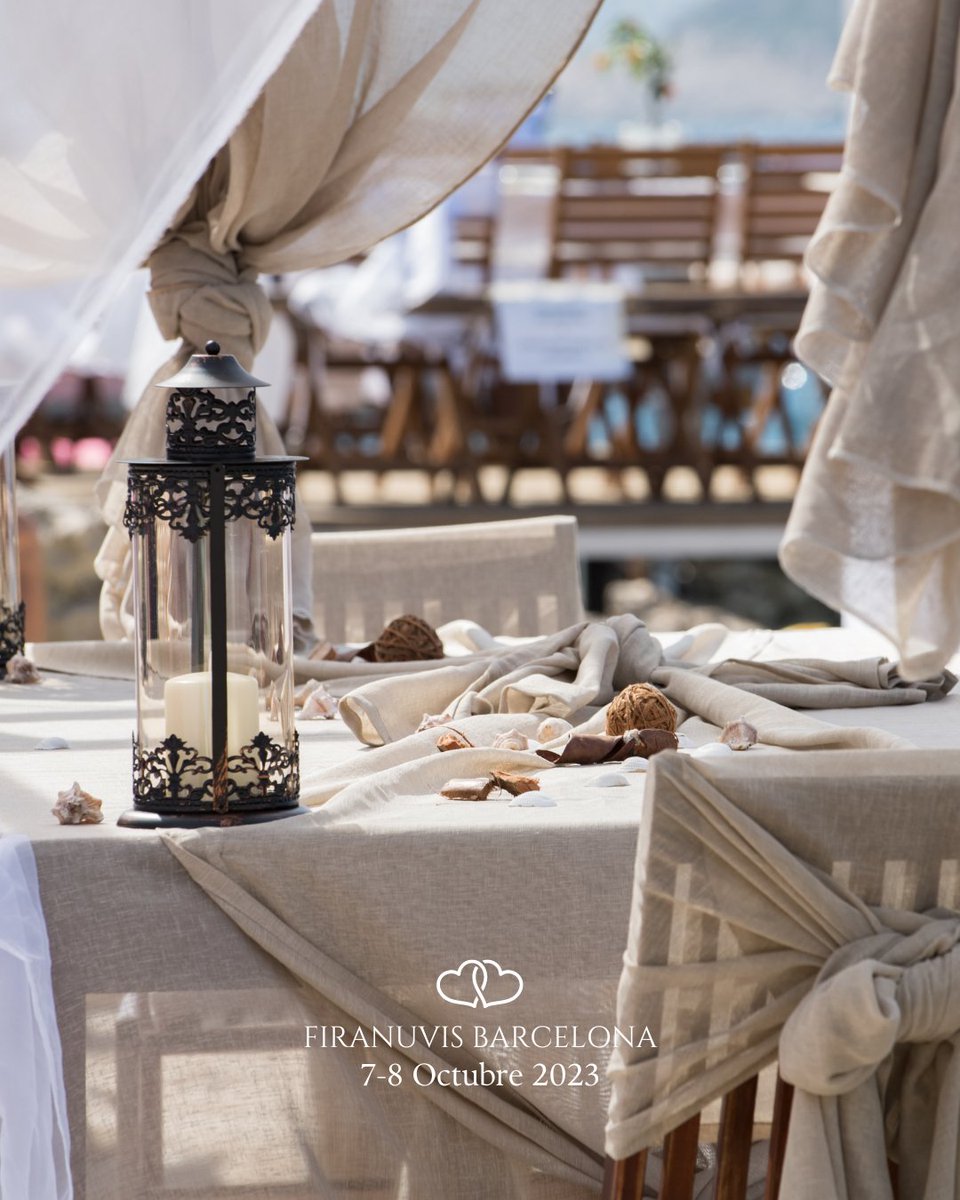 ¡Descubre todo lo que necesitas para tu boda en #FiraNuvis #Barcelona! 
Encuentra proveedores, compara opciones, recibe asesoramiento y déjate inspirar. Disfruta de desfiles de moda nupcial y mantente al día con las últimas tendencias. 
¡No te lo pierdas! 💍🎉