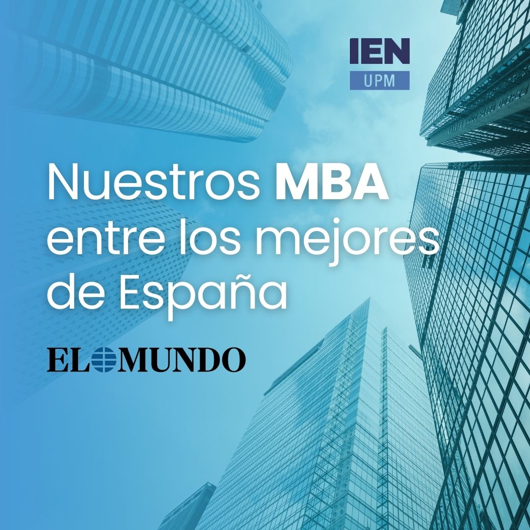🎓 El #MBAInternacional de <a href="/IEN_UPM/">Escuela Negocios UPM</a> entre los 8 mejores Programas MBA que se ofrecen en España y entre los cuatro de Madrid, según el ranking de <a href="/elmundoes/">EL MUNDO</a>. Gracias a todos los que lo habéis hecho y lo hacéis posible.

#Master #Internacional #Universidad #SomosUPM #SomosIEN #UPM