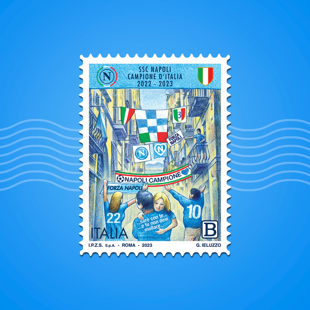 Poste Italiane on Twitter "Filatelia francobollo dedicato alla Squadra vincitrice del