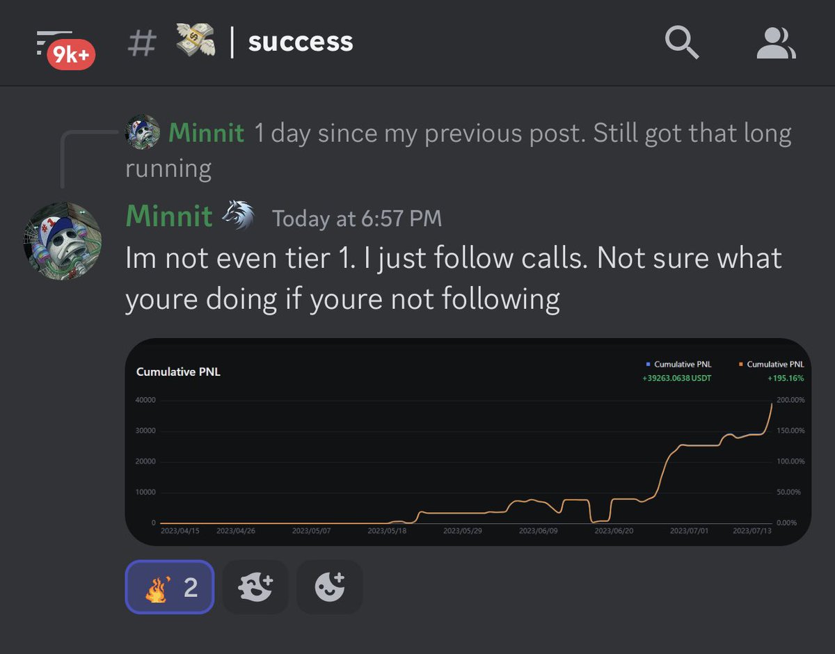 $40k USD from calls.

Results speak for itself 🤫