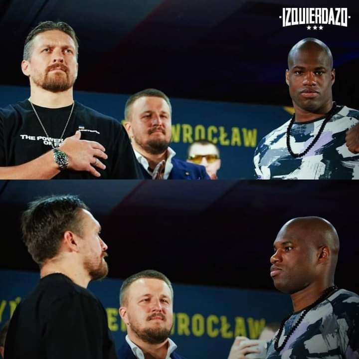 soyhdb's tweet photo. 🔥🔥🔥🔥🔥🔥

¡Llegó el primer cara a cara entre Usyk y Dubois!

El próximo 26 de agosto se juegan los cinturones FIB, AMB y OMB del peso completo en Polonia.

#UsykDubois https://t.co/bJoGWo6fPJ