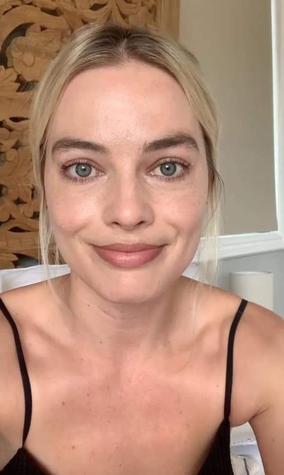 Margot Robbie sin maquillaje