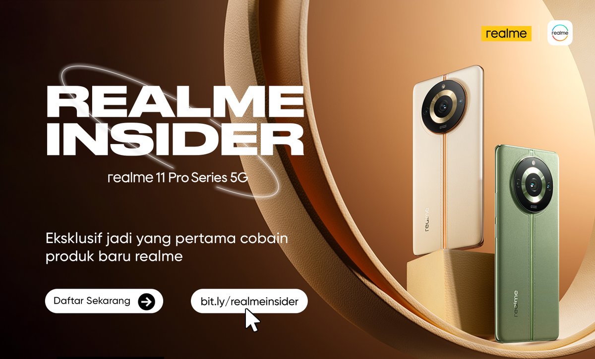 maxixsilas's tweet photo. Bisa coba - coba sebelum produknya launch?
 
realme 11 Pro+ 5G sebentar lagi launching sih, katanya bakal bawa upgrade banyak dari generasi sebelumnya 🤔

ikutan begini gratis nda min @realmeindonesia ? https://t.co/ewRByjSilj
