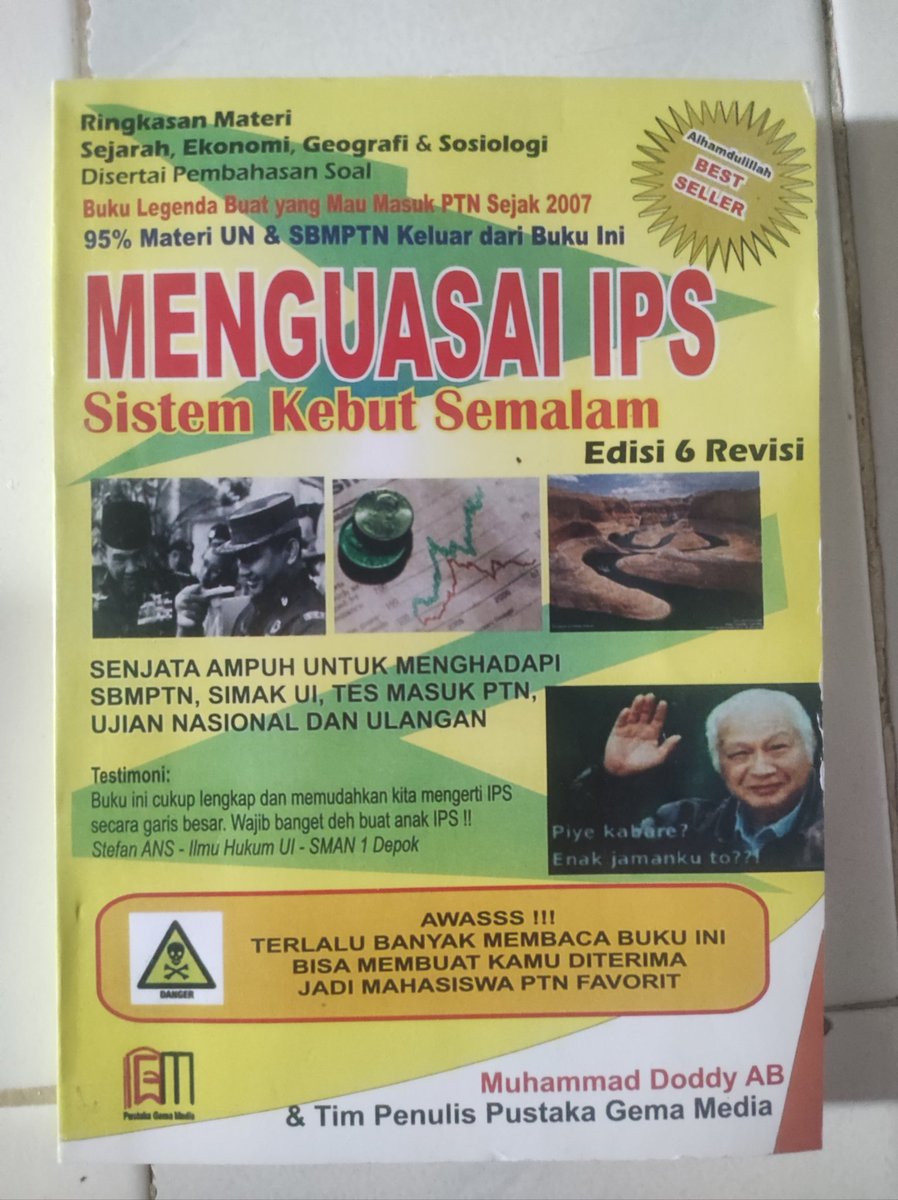 AishaIshak22's tweet photo. Wts preloved Buku
- Buku menguasai ips (30) 
- wangsit soshum 2022 (65)
- wangsit sukses menguasai tps 2022 (30)
~Beli 3 sekaligus cuma 115
~kondisi baru belum pernah dipakai
- buku Bank soal Utbk sbmptn tps+tka soshum 2022. Original new belum pernah dipakai. (50)

Dom📍 Jakpus https://t.co/7HVaOMPlCd