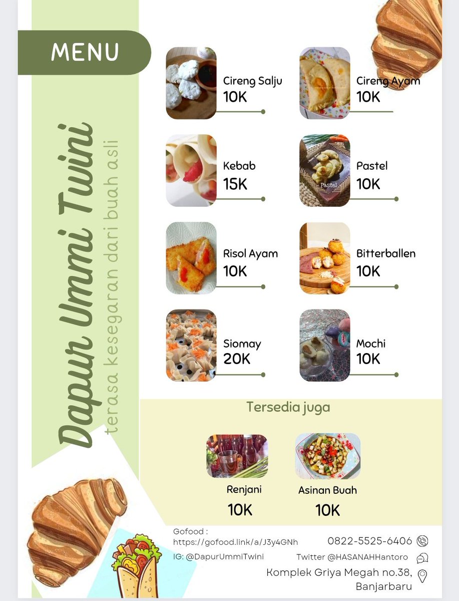 Ready semua 
Kecuali asinan dan siomay yaaaaa