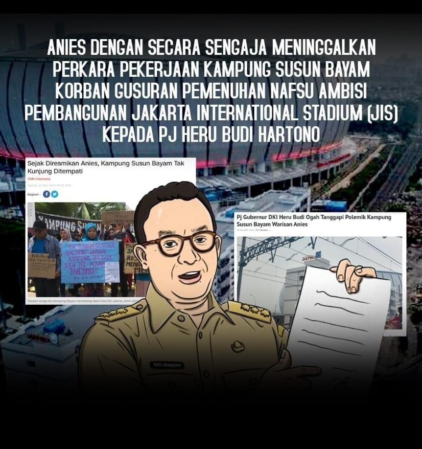 Anies kacauu, kerjaan nda jelas masa mau jadi presiden