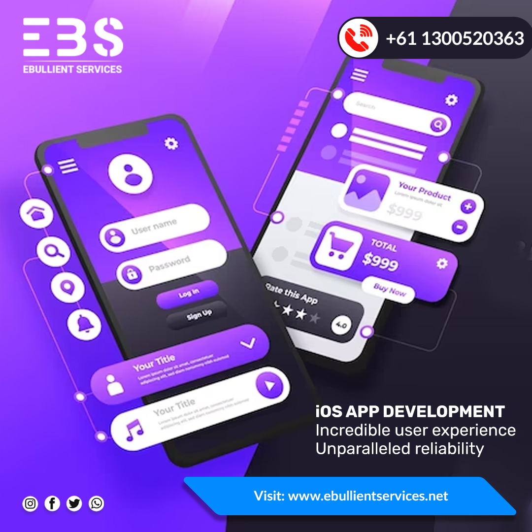 EBSServices's tweet image. iOS application development is known as the best choice for building secure, scalable digital solutions. Our iOS software developers ensure that your applications are engineered to make you future-forward businesses.
#iosapplication #ios #ebullientservices