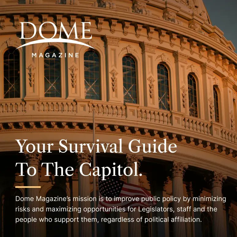 Visit Dome Magazine for your survival guide to the Capitol.

Link in Bio.

#DomeIQ #DemocratizePublicPolicy #MichiganPolicy #DomeMagazine