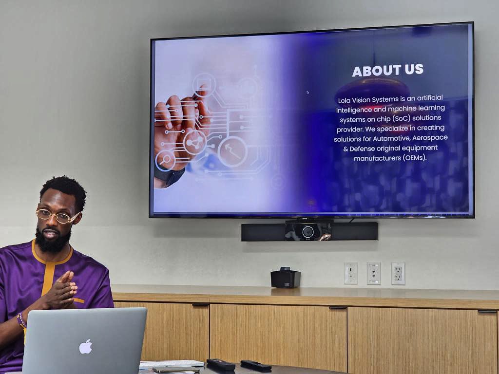 Tayo (@tayo_mba) on Twitter photo <a href="/lolavisionsys/">LolaVisionSystems</a> an AI and Machine Learning SoC company specializing in Automotive and Aerospace/Defense applications. <a href="/lolavisionsys/">LolaVisionSystems</a> an AI and Machine Learning SoC company specializing in Automotive and Aerospace/Defense applications.