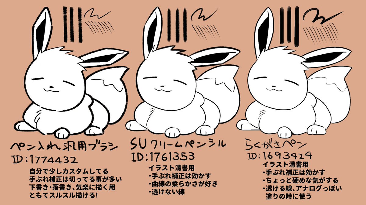 線画のペンこれ使ってる✍️ 