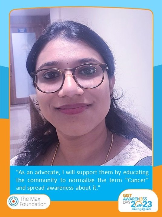 AnushShalini's tweet photo. Joins us in raising awareness on GIST awareness day.
Let's join together  to educate and create awareness to make the difference in the socirty
#GISTawarenessday2023
  #ThrivingTogether    #sarcoma https://t.co/WMhiLgoLSv