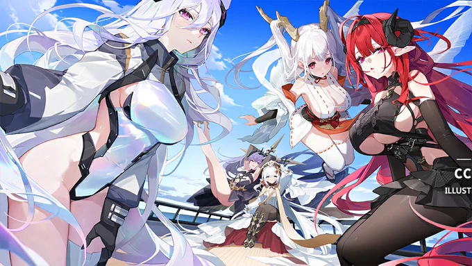 第6期計画艦のロード絵です。 #アズールレーン
