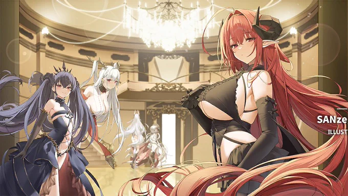 第6期計画艦のロード絵です。 #アズールレーン