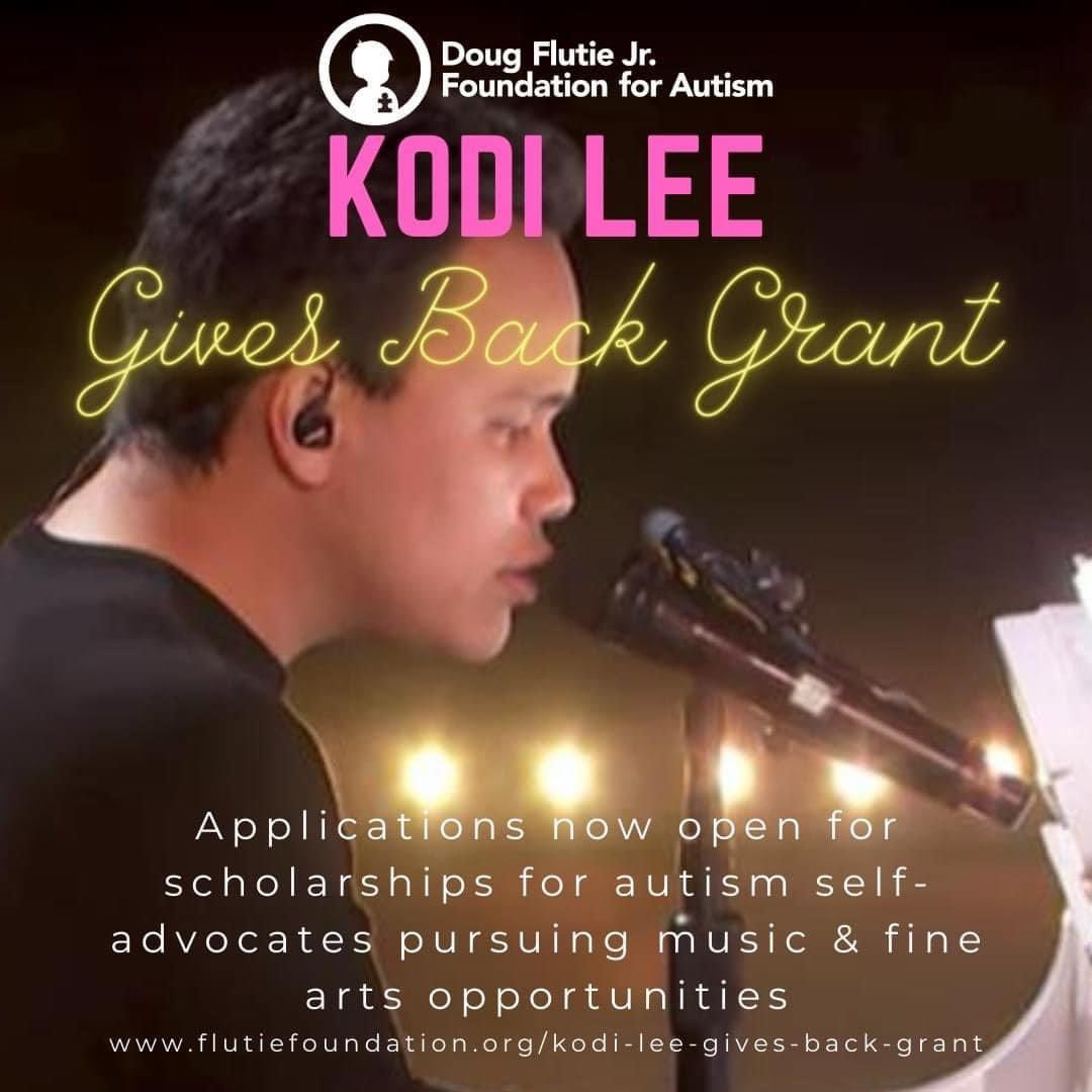 IT’S LIVE! Apply for the 2023 Kodi Lee Gives Back Grant! Autism self-advocates pursuing music or fine arts will receive a scholarship. Kodi Lee! Applications are open until August 8! Click here to apply now: flutiefoundation.org/kodi-lee-gives…