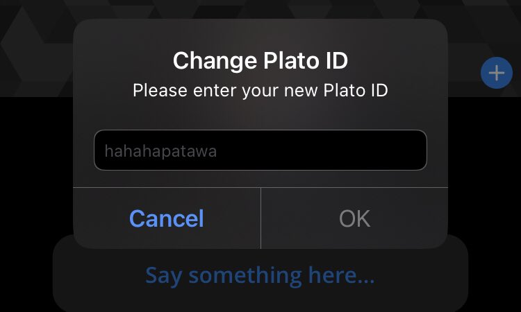 suggest new plato ID please hindi na ‘ko masaya eh, thanks 🙏🏻