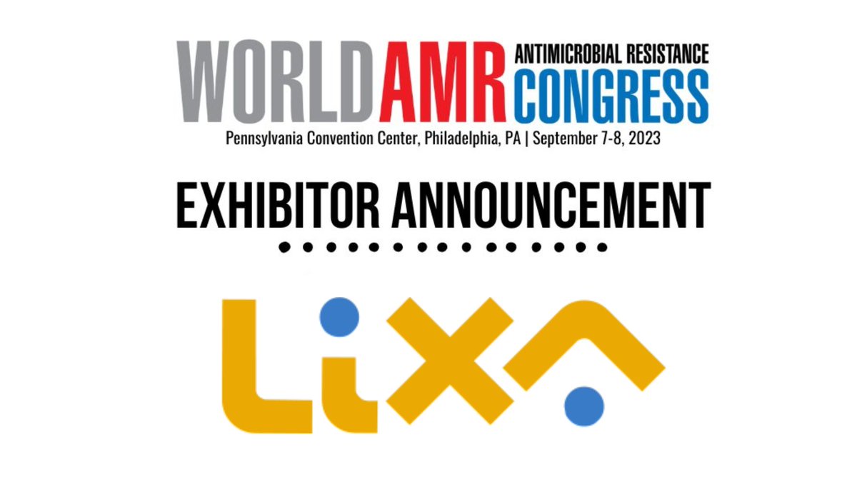 The World @AMRCongress is the world's largest #AMR conference with wide-ranging and influential stakeholders in attendance. Lixa is delighted to be attending and sharing how antibiofilms are moving AMR solutions beyond current standard of care!🌎📷 #WorldAMRCongress