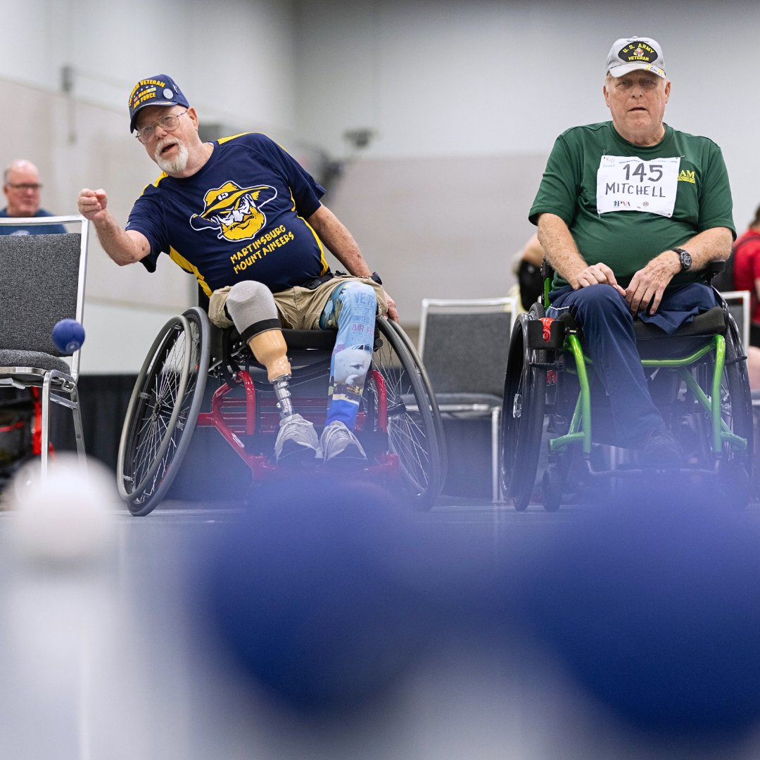 PVA1946's tweet photo. Thanks, @Windstream, for supporting #Veterans at our #WheelchairGames #Boccia event! We're grateful for #WWLeadingtheWay in #AdaptiveSports.

More on the Games, co-presented yearly by PVA, VA's @Sports4Vets, and local host @vaportland: https://t.co/2lZUy4lEiU.

@DeptVetAffairs https://t.co/3R7IcI9kFH
