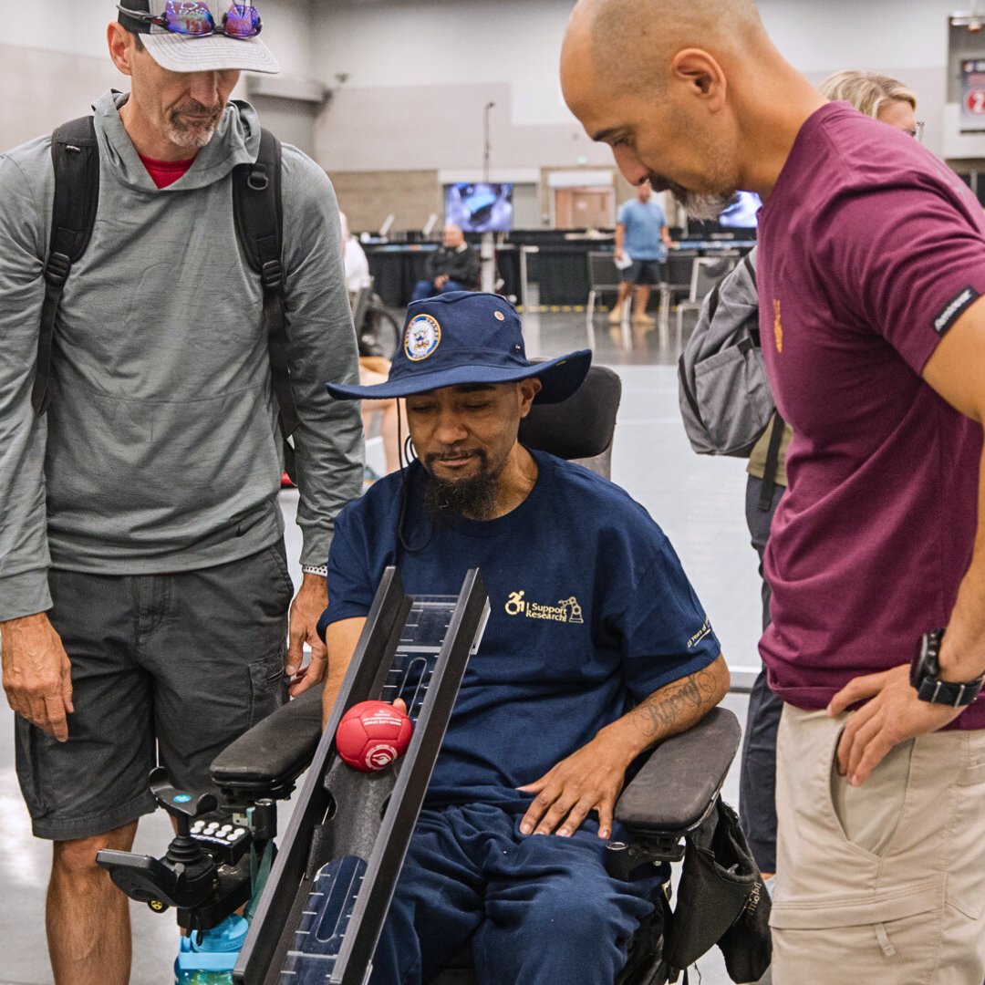 PVA1946's tweet photo. Thanks, @Windstream, for supporting #Veterans at our #WheelchairGames #Boccia event! We're grateful for #WWLeadingtheWay in #AdaptiveSports.

More on the Games, co-presented yearly by PVA, VA's @Sports4Vets, and local host @vaportland: https://t.co/2lZUy4lEiU.

@DeptVetAffairs https://t.co/3R7IcI9kFH