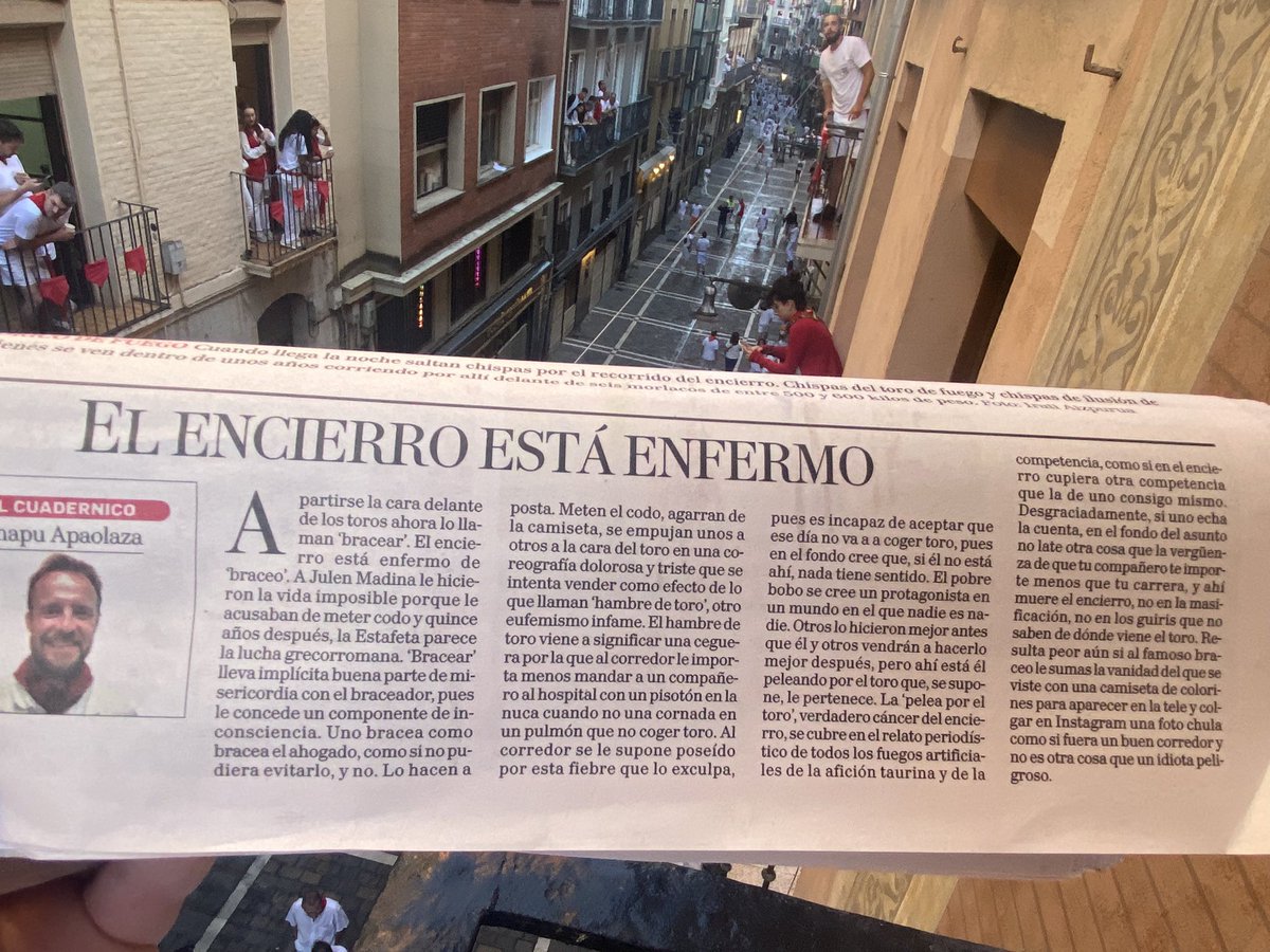 Hoy el artículo ha quedado más amargo, pero tenia que decirlo.