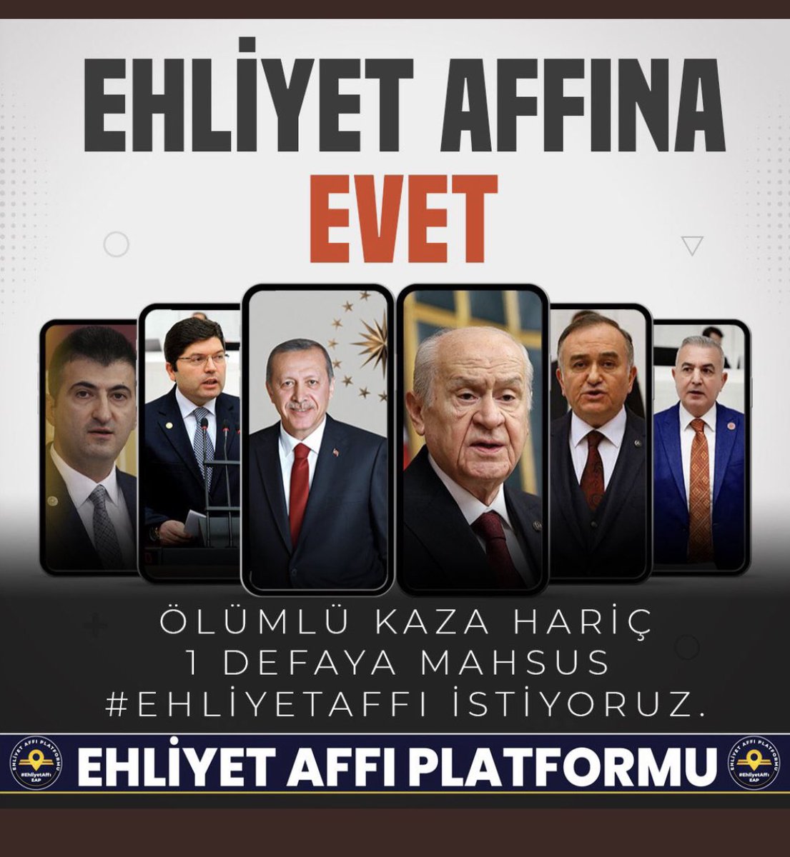 sahin_2424's tweet photo. EhliyetAffı  Meclise

Değerli Gn. Başkanları’mız ve Kıymetli Vekilleri’miz
PuanAffı Değil Adil Bir 📌#EhliyetAffı istiyoruz
@RTErdogan @yilmaztunc @_cevdetyilmaz @AliYerlikaya @ErbakanFatih @MKazimAlpay @mkulunk @M_Sarigul @rprefahpartisi @sabancopuroglu @dbdevletbahceli https://t.co/wSTcZQYdJn