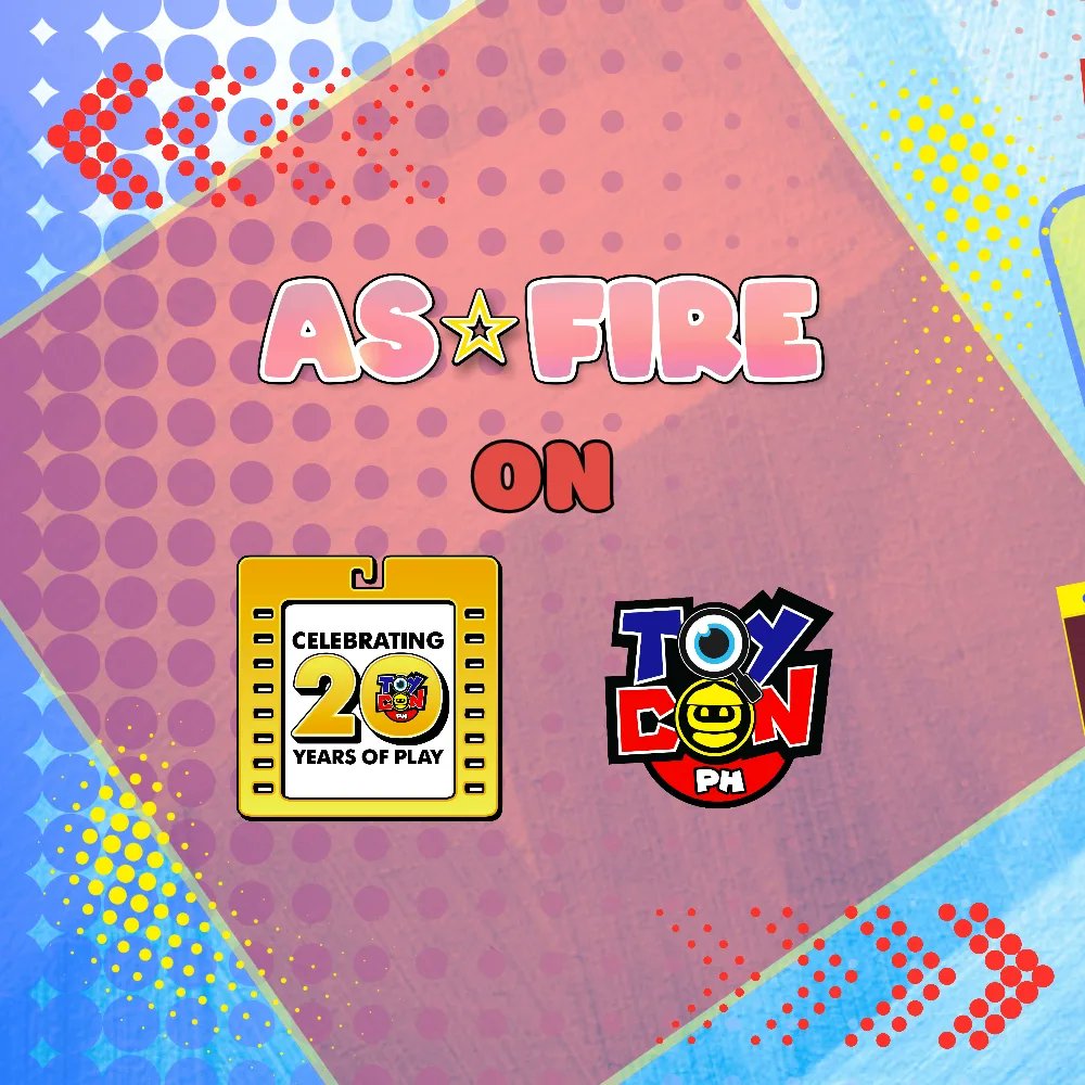 Asfire_ph's tweet photo. AS☆FIRE on TOYCON 20
#ASFIREph #TOYCON2023 #AmboxEvents #TOYCON20 #TOYCONNA #TOYCONMINDSTYLEFANX #Celebrating20YearsofPlay #ExpectAwesome #IndieIdols https://t.co/PRUIHrLCR5