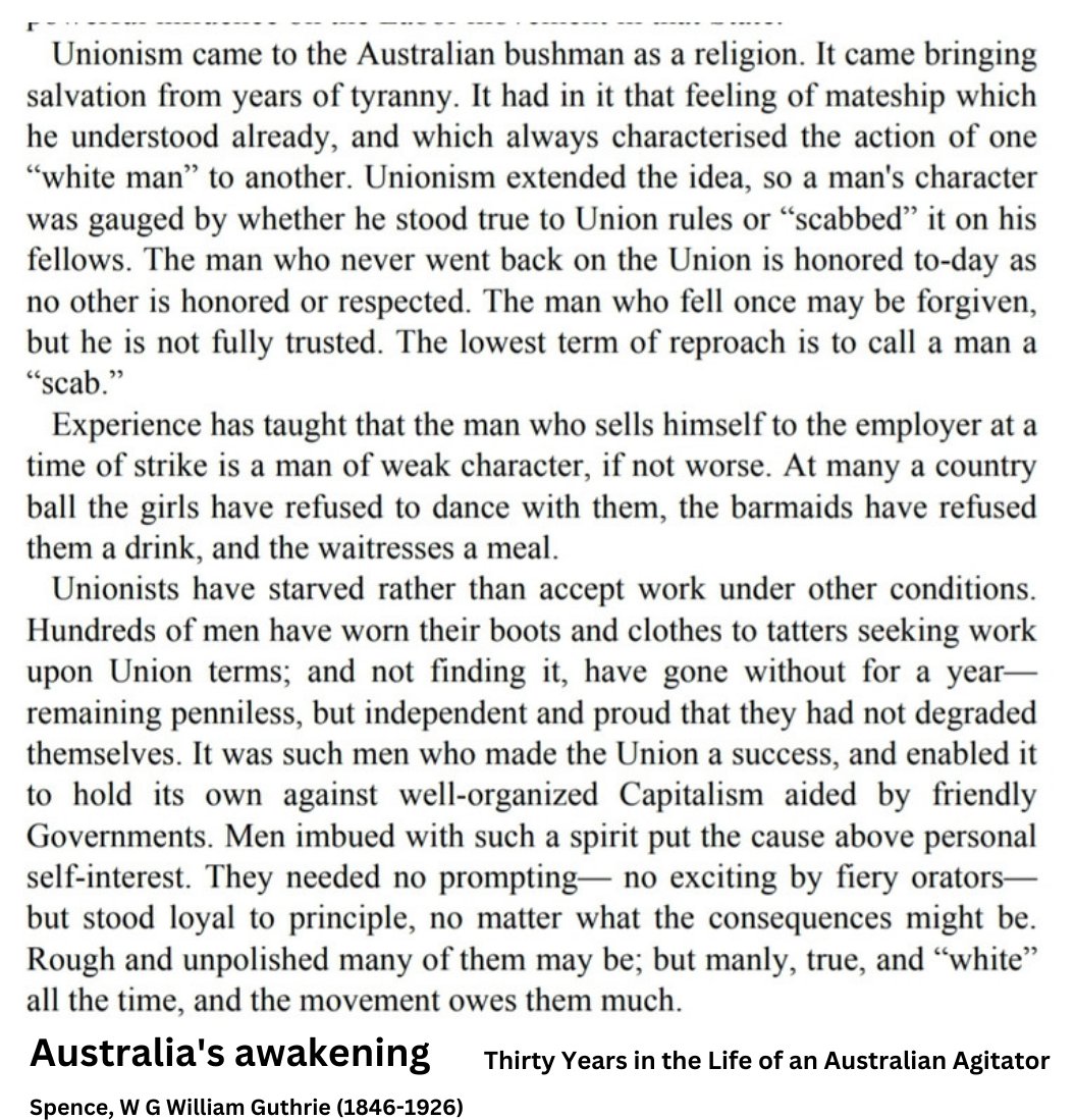 FolkPeaceVirtue's tweet photo. Unions made the lucky country "lucky".
Aussie workers banded together in ethnic solidarity & resisted the schemes of capital to import foreign labor & impoverish the common man.
Let's start ratio-ing these impotent fake sell-outs & restore based AUSTRALIAN unionism.
#NewLabor https://t.co/FGmmOkNUg0