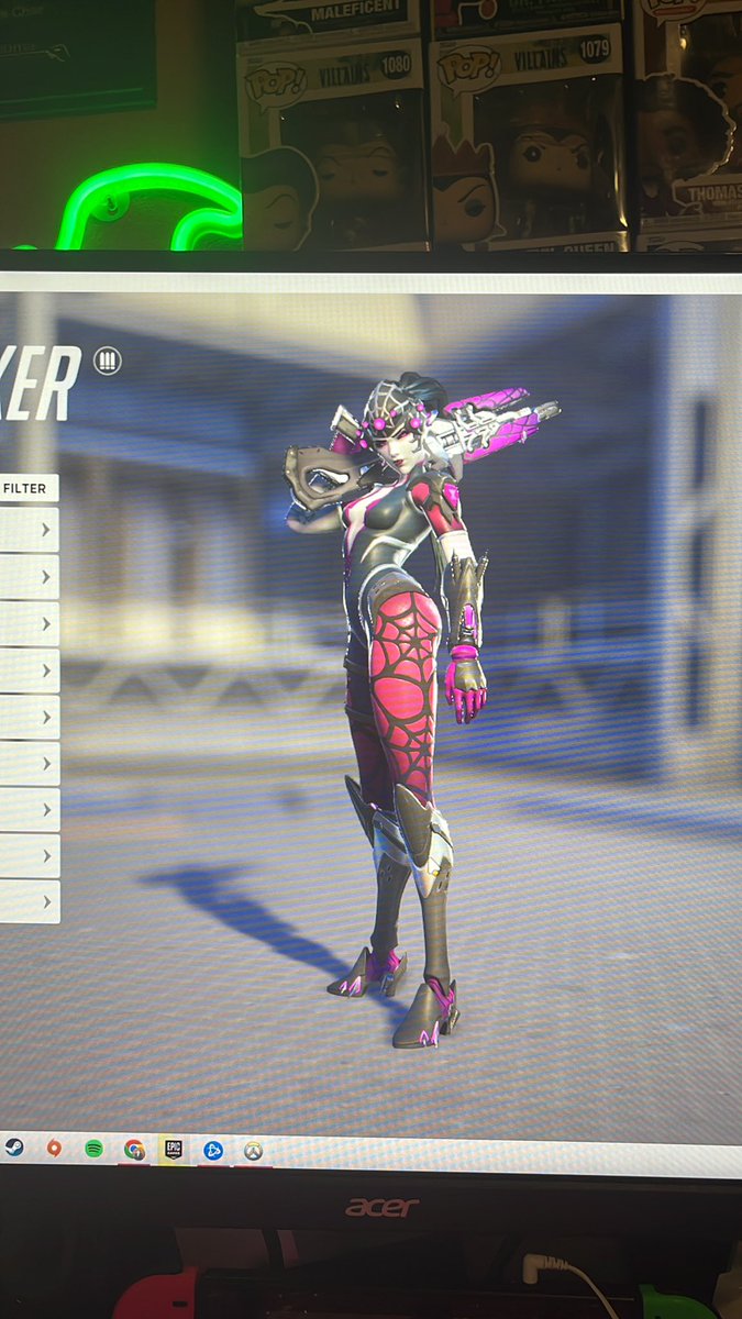 I mean, I just got this killer widow skin that I just wanted to show off 😭😭😭😭 #Overwatch2 <a href="/PlayOverwatch/">Overwatch</a> <a href="/Blizzard_Ent/">Blizzard Entertainment</a>