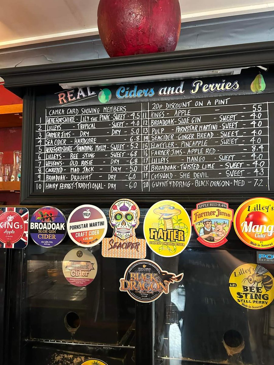 The cricks summer cider 🍺 festival as stated 20 available !