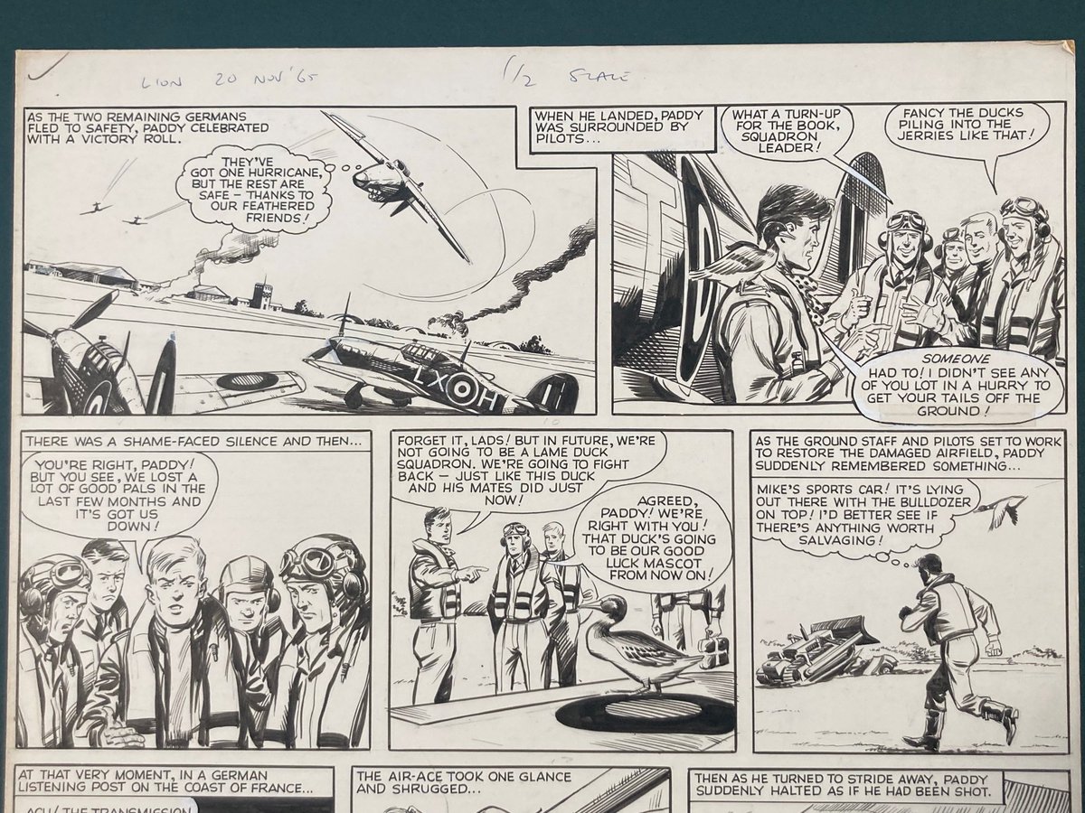 richardandsheaf's tweet image. Good luck to anyone bidding in the current @Catawiki  auction of original (British) comic art - bidding ends tonight!

boysadventurecomics.blogspot.com/2023/07/latest…

#comics #OriginalComicArt #ModestyBlaise #AndyCapp #RobotArchie #PaddyPayne