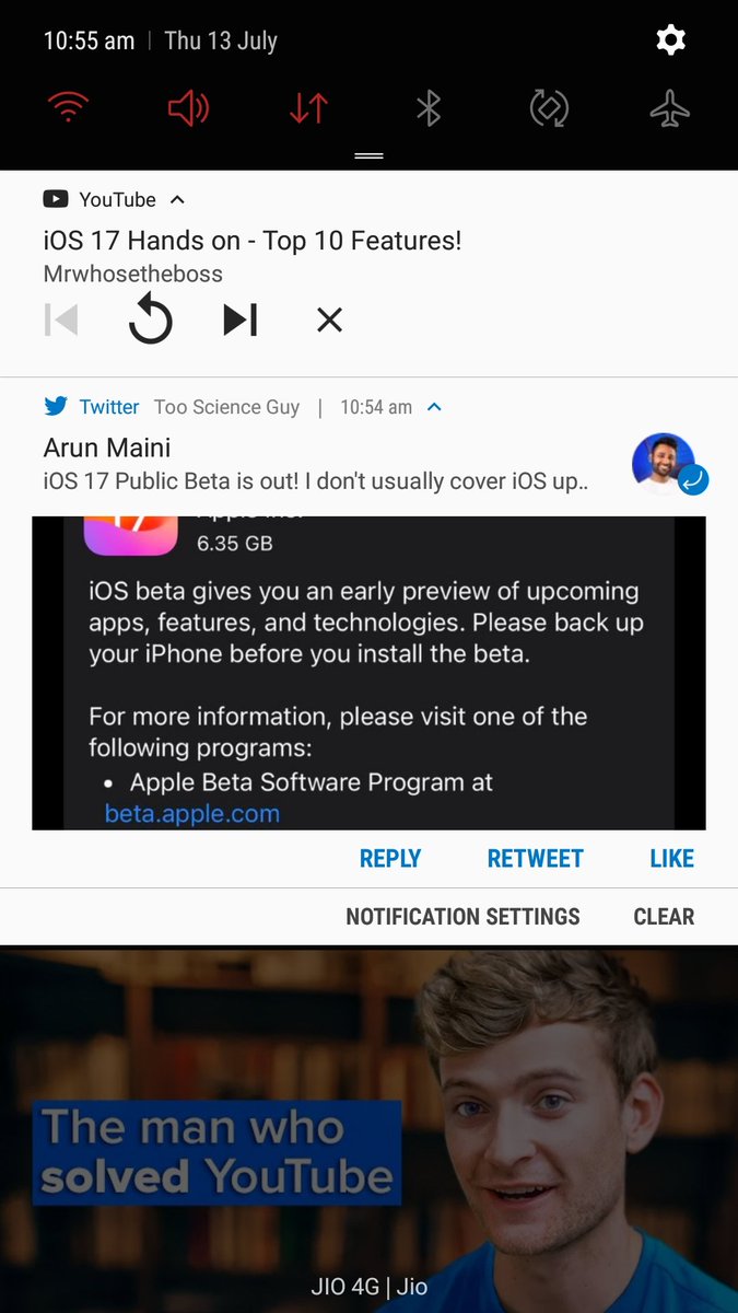 TooScienceGuy's tweet photo. Why do I look like @Mrwhosetheboss fanboy!
I am using Samsung j7 prime which is like 6-7year old. And i am looking at ios17 updates, I don't even have iphone https://t.co/3TUtvgLb3p