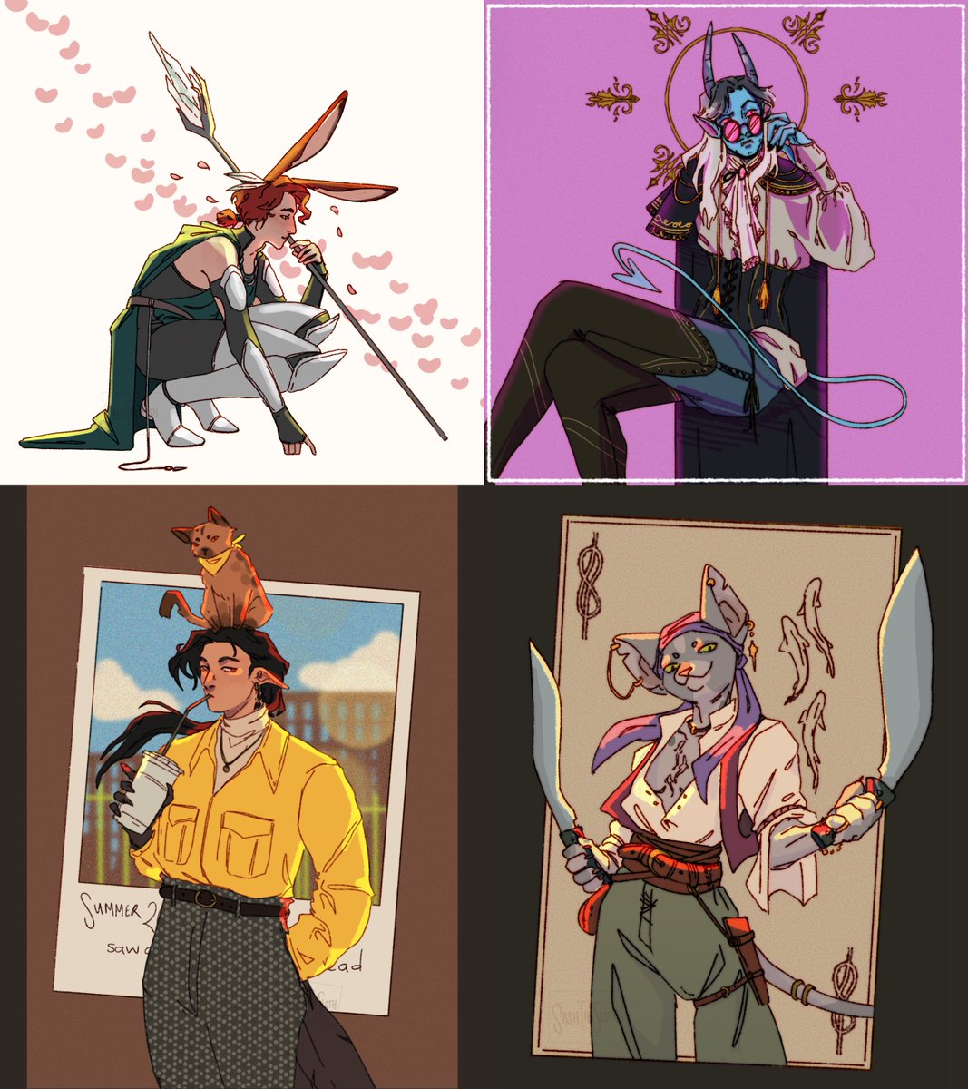 Happy Artfight, here are some of the ones I've done so far!