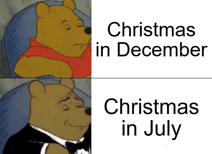 Stake's tweet photo. Ready for some more Christmas in July goodness? 🎅

Stay tuned for the reveal on what today's gifts are real soon 🎁 https://t.co/BSiJ5jwjSE