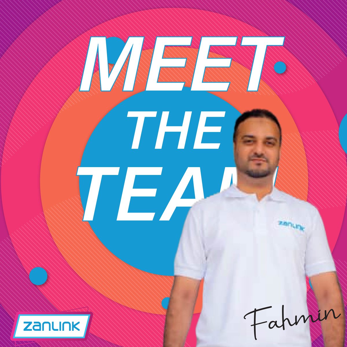 zanlink_l's tweet photo. Fahmin is the Head of Commercial at #Zanlink. Fahmin has 6 years experience at Zanlink in both technical and commercial teams, and he is well versed with the company's products and services.

#Zanzibar #ISP https://t.co/OIQTuemC34